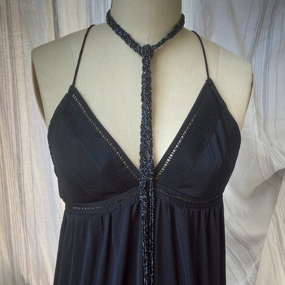 Deco Czech Glass Bead Braided Lariat Necklace - Picture 1 of 4